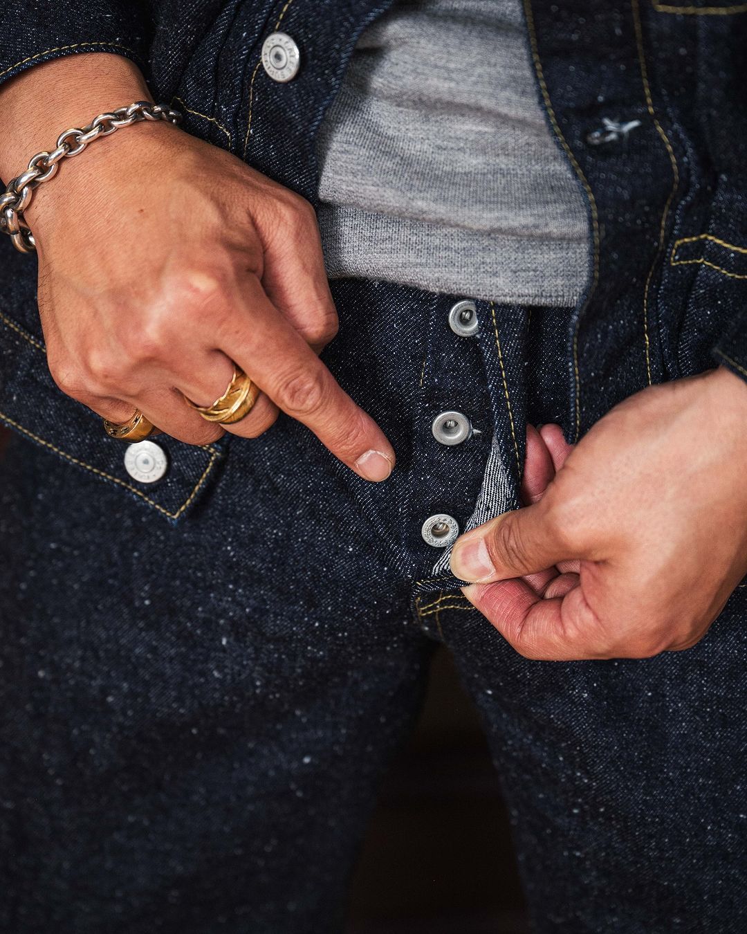 CALEE - WW Ⅱ DENIM PANTS (INDIGO BLUE) / ベルベルジン - New