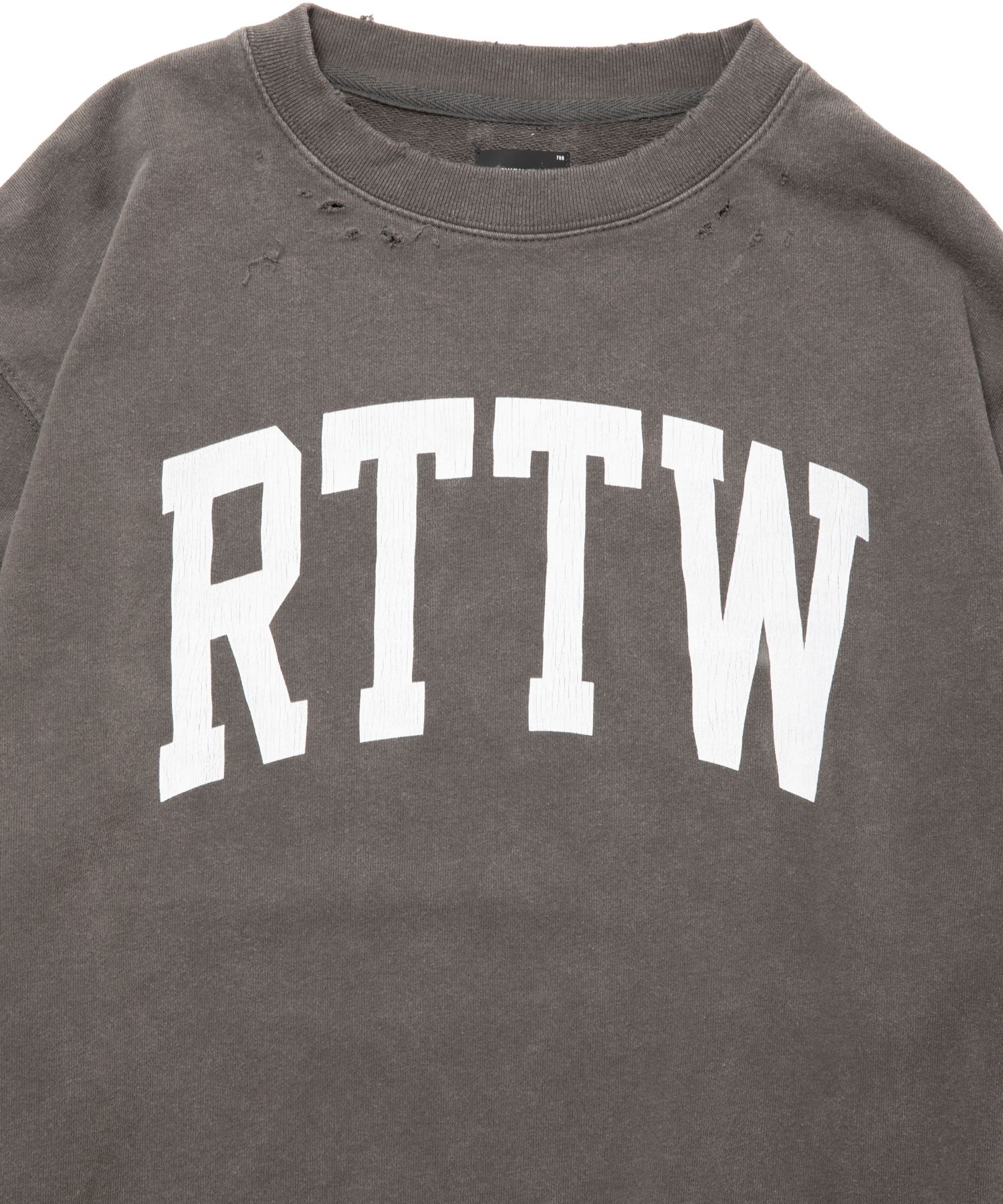 RTTW SWEATER (BLACK) / ピグメント スウェット