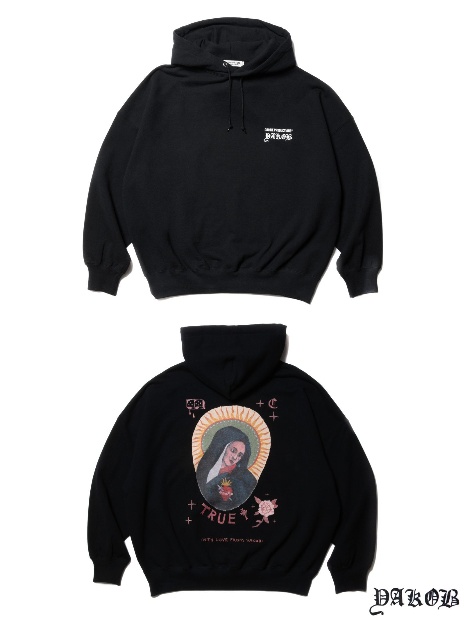 COOTIE PRODUCTIONS - Open End Yarn Sweat Hoodie (MARY) (BLACK) / Jakob  Morley コラボ スウェットパーカー | LOOPHOLE