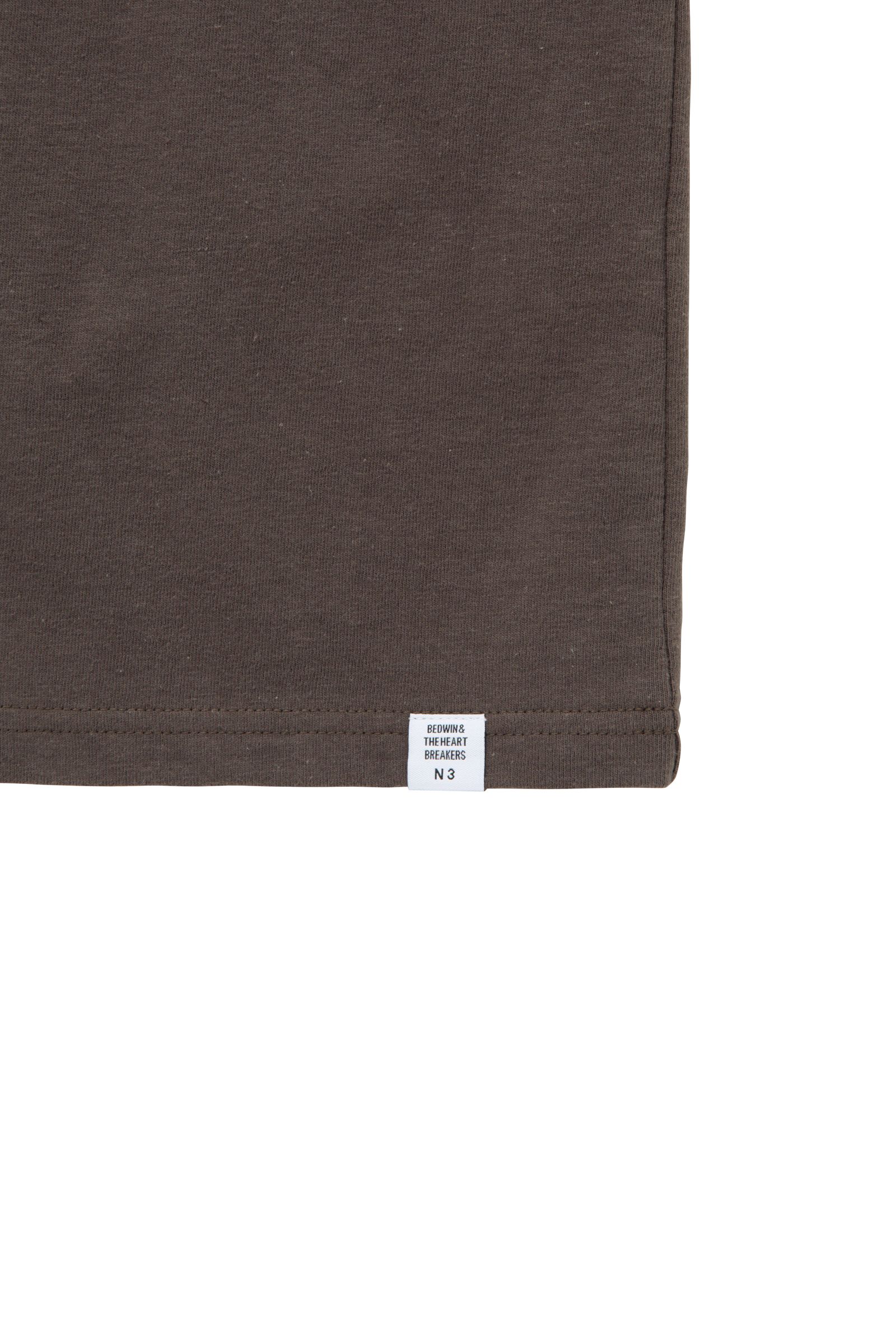 VELVA SHEEN Ex.S/S POCKET TEE "PIERCE" (CHARCOAL) / ベルバシーン コラボ ポケットTシャツ