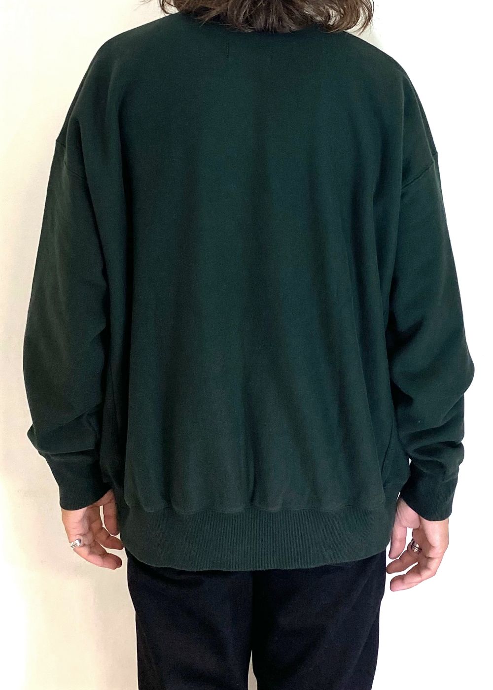R9 RTTW SWEATER (D.GREEN) / オリジナル クルーネック スウェット