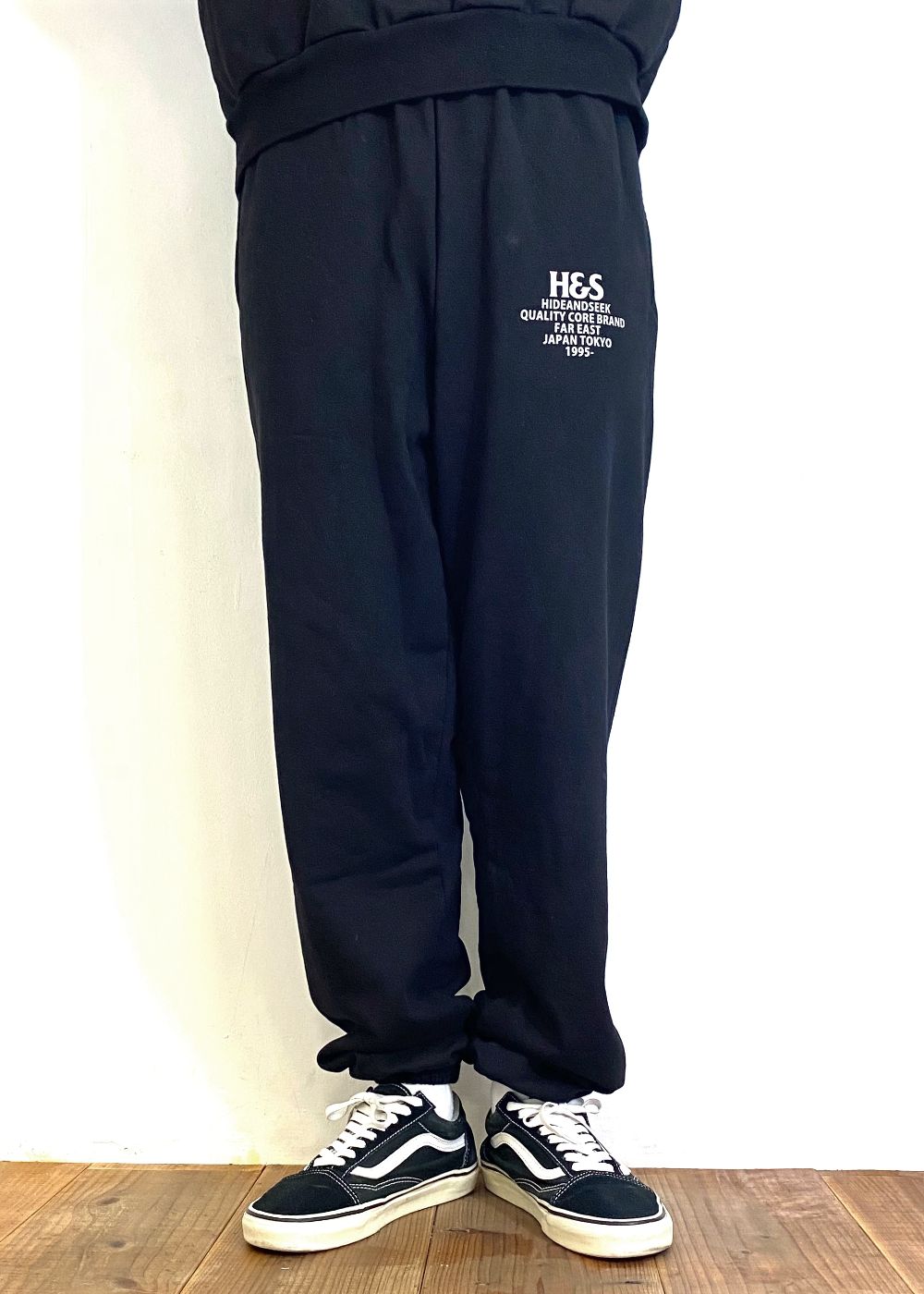 【ラスト1点】H&S Sweat Pant (BLACK) / オリジナル セットアップスウェットパンツ / セットアップ可能