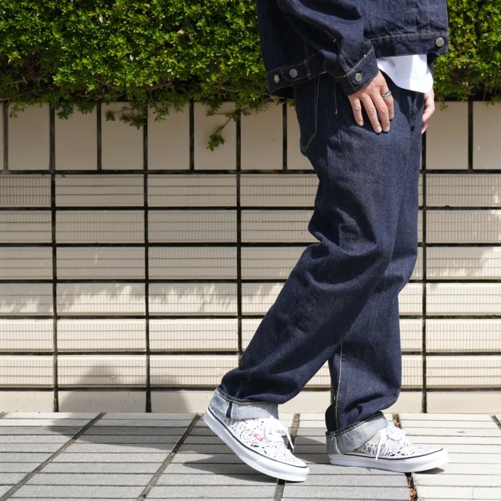 L.Straight 5pocket OWS (OWS) / ルーズ ストレート デニムパンツ / セットアップ可能