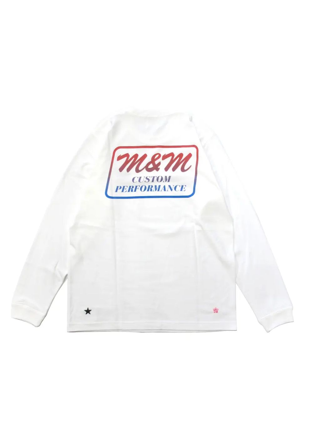 PRINT L/S TEE (WHITE) / ×TAMAGAWA DINER コラボロンT