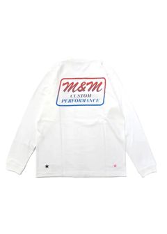 PRINT L/S TEE (WHITE) / ×TAMAGAWA DINER コラボロンT