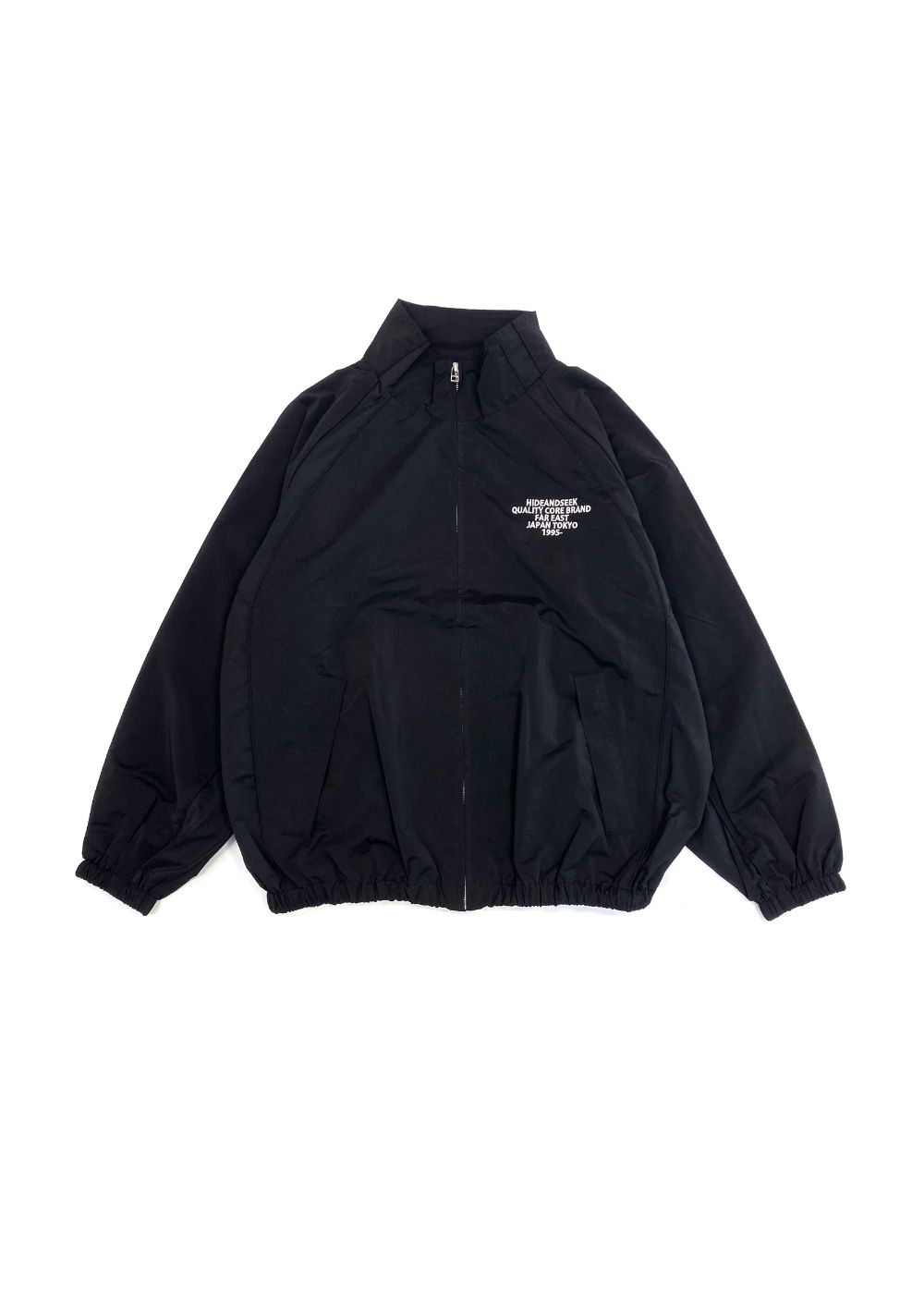 Track Jacket (BLACK) / ナイロン トラック ジャケット / セットアップ可能