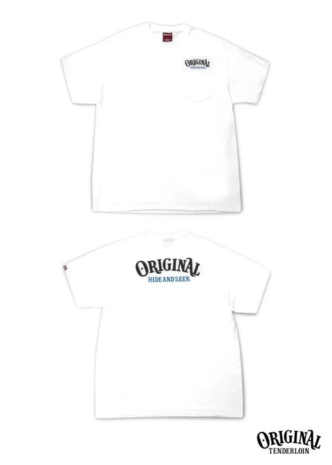 ×TENDERLOIN POCKET S/S TEE (WHITE) / テンダーロイン コラボポケットT