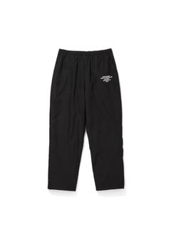 Nylon Track Pant (BLACK) / ナイロン トラックパンツ / セットアップ可能
