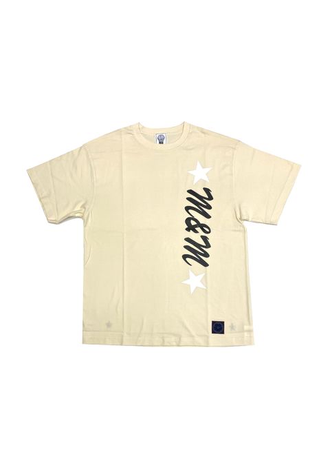 PRINT TEE (IVORY) / ロゴ プリント Tシャツ