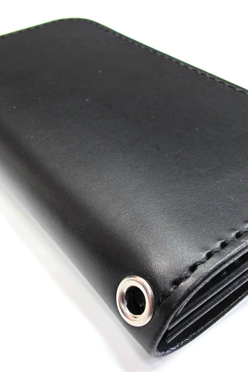 ANTIDOTE BUYERS CLUB - TRUCKER WALLET (SMOOTH LEATHER) (BLACK) /  ロングトラッカーウォレット | LOOPHOLE