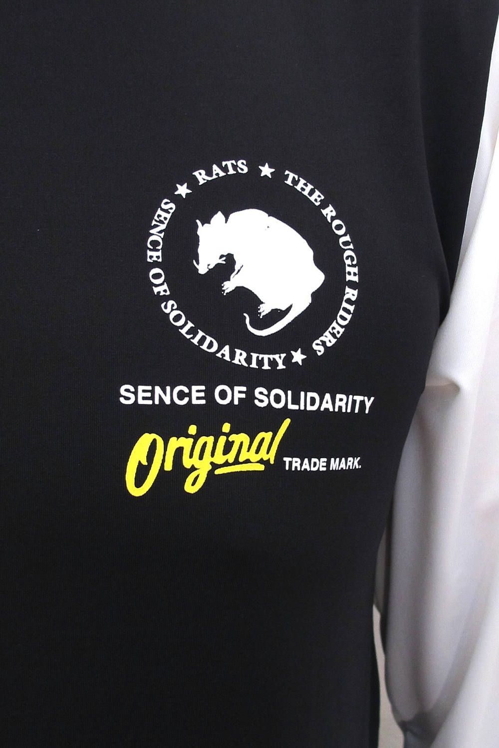 SURF L/S T-SHIRT Collaboration with VOLCOM (BLACK) / ボルコム コラボラッシュガード