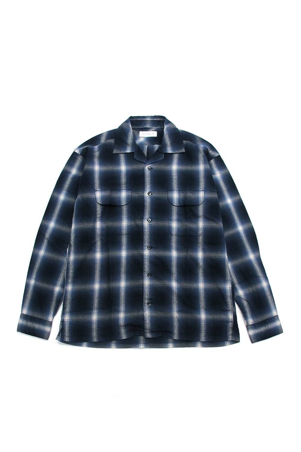 ROTTWEILER / Check Open Collar LS Shirts - トップス