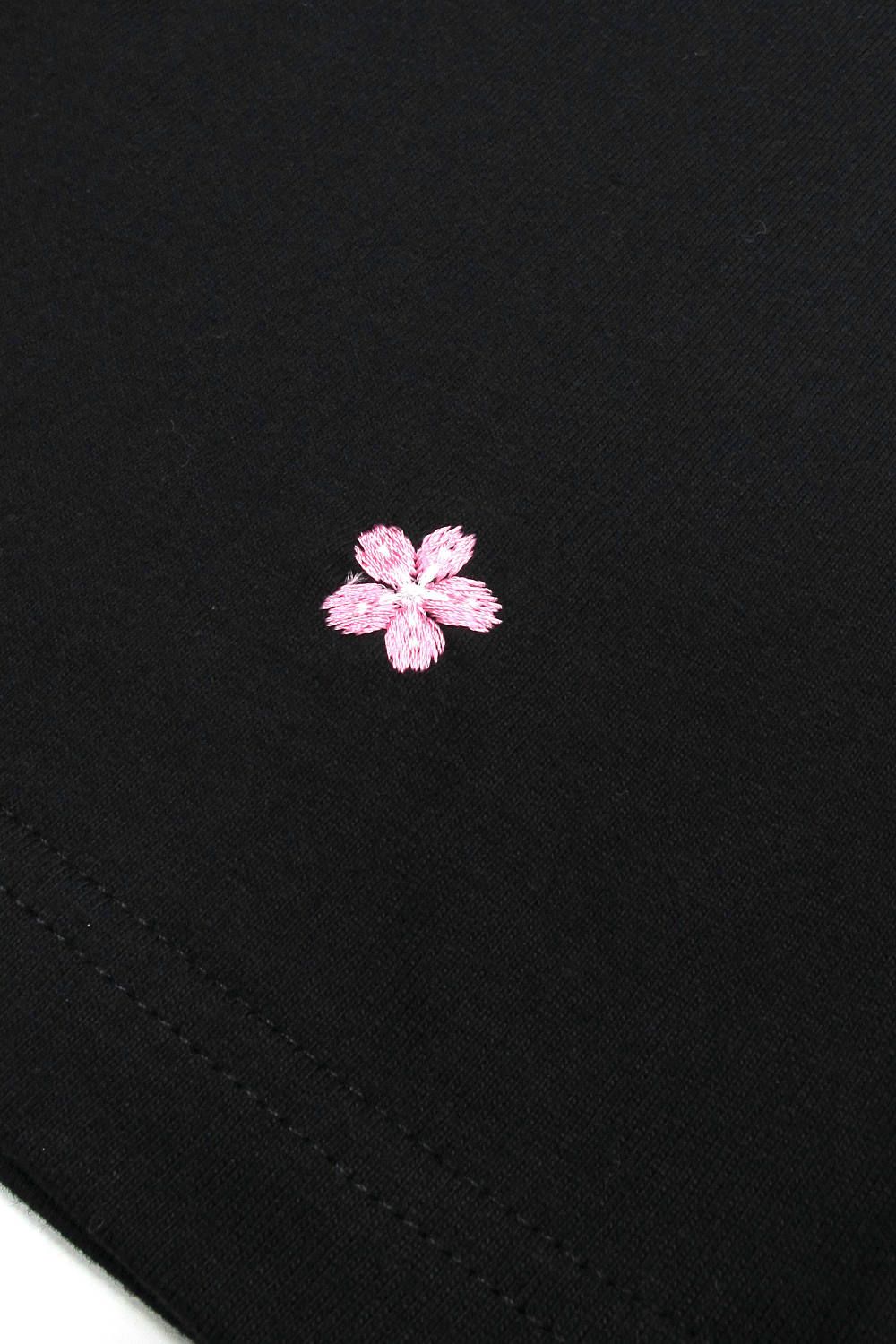 PRINT S/S TEE (BLACK) / SPIT&TAMAGAWA DINER コラボT