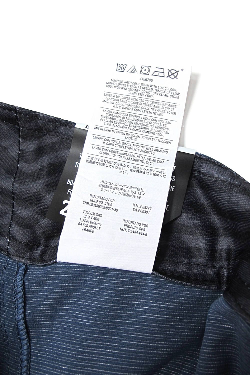 SURF SHORTS 6 Collaboration with VOLCOM (BLUE GRAY) / ボルコム コラボサーフショーツ