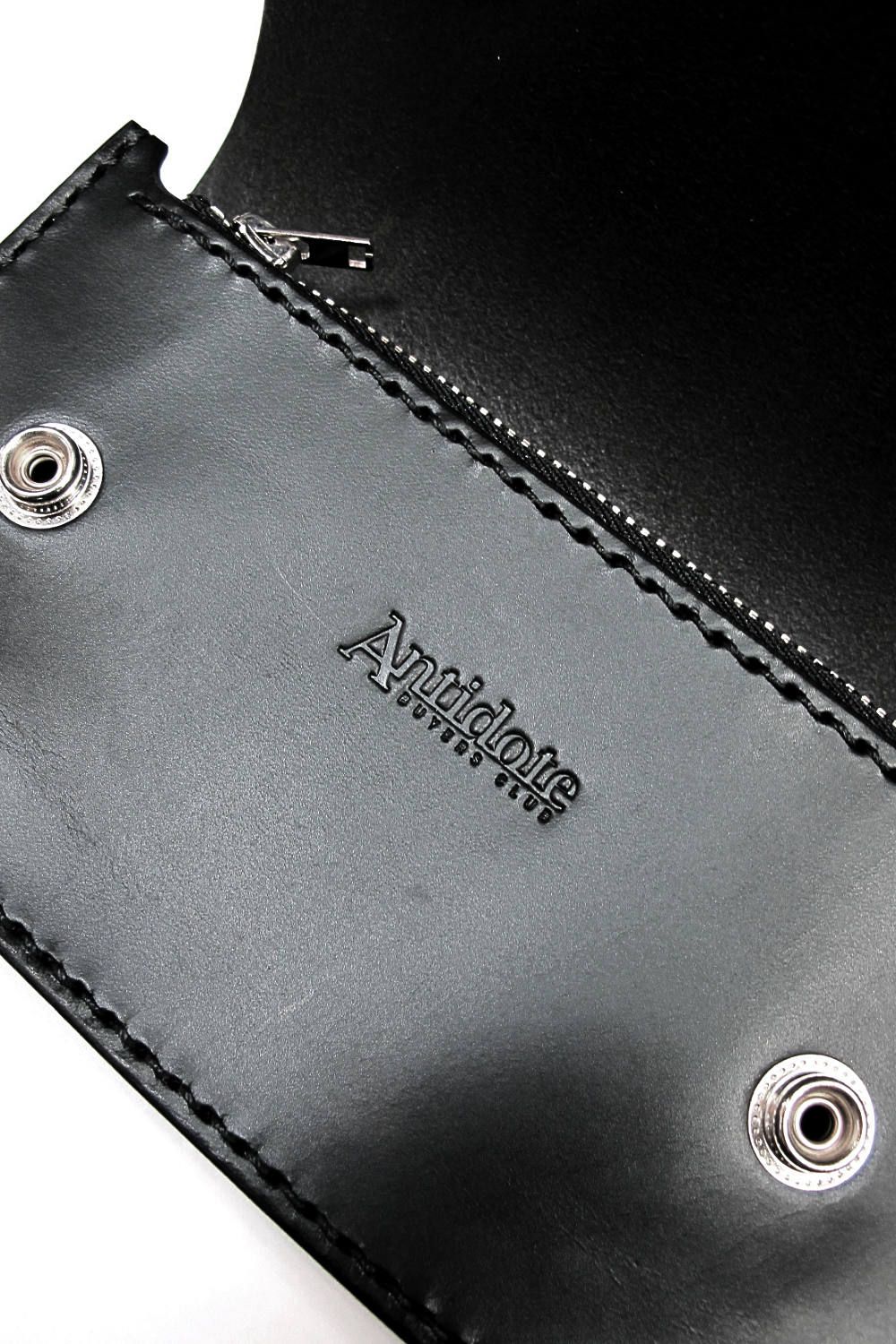 ANTIDOTE BUYERS CLUB - TRUCKER WALLET (SMOOTH LEATHER) (BLACK