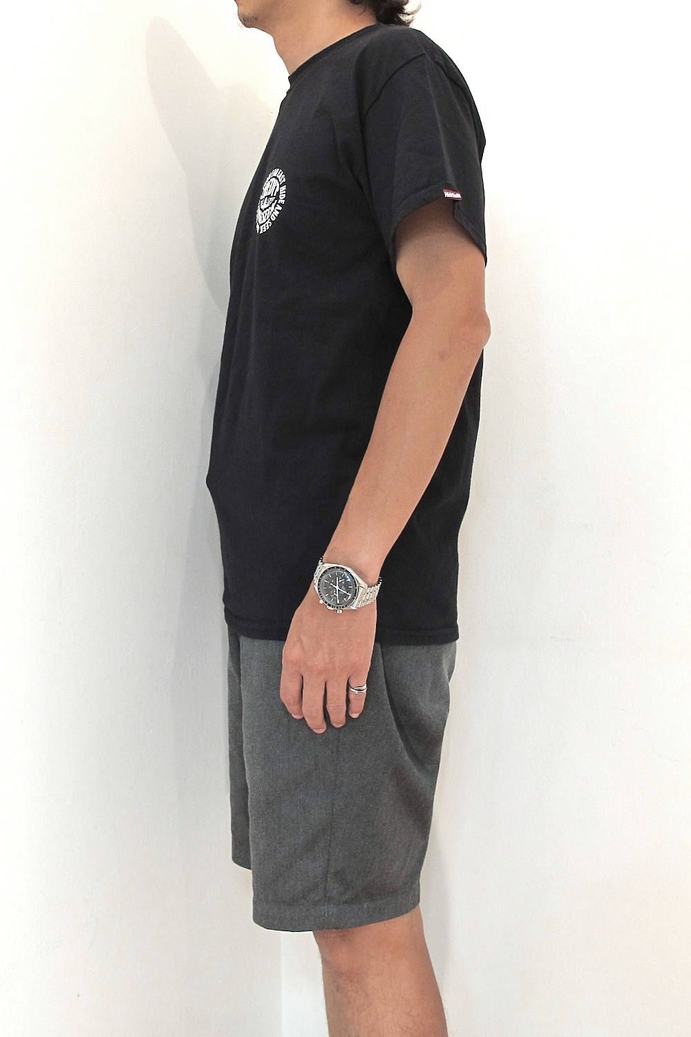 × CREDIT S/S TEE (BLACK) / クレジット コラボT