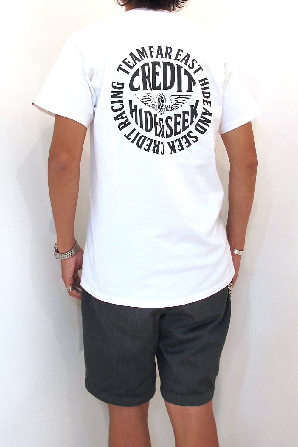 × CREDIT S/S TEE (WHITE) / クレジット コラボT