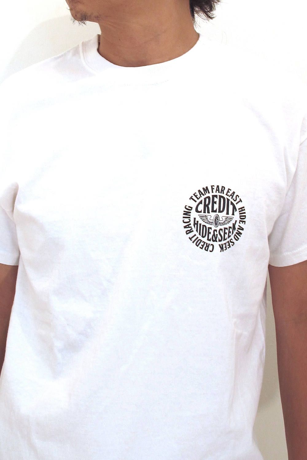 × CREDIT S/S TEE (WHITE) / クレジット コラボT