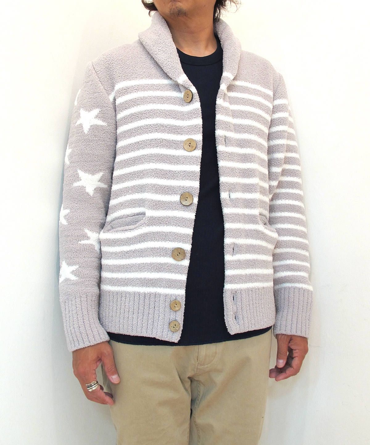 TMTのSHAGGY BOA STAR&STRIPE CARDIGAN☆この三連休、人気でした