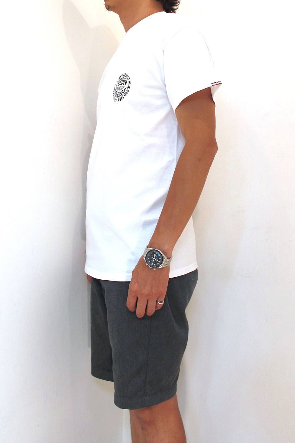 × CREDIT S/S TEE (WHITE) / クレジット コラボT