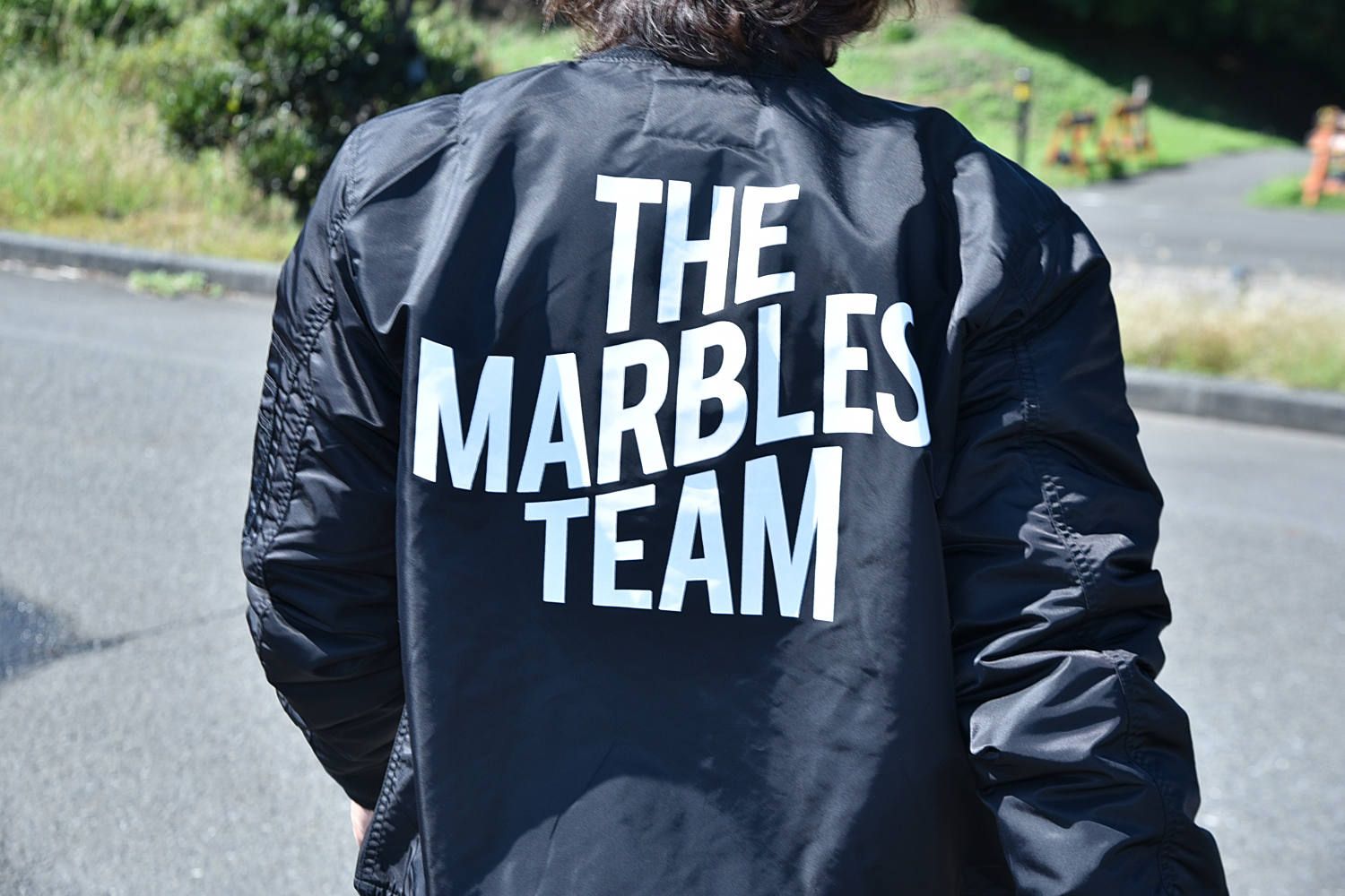 新品 定価52800円 マーブルズ ｍarbles ジャケット SIZE M MARBLE WALTZ マーブルワルツ 紺 ネイビー ノーカラージャケット