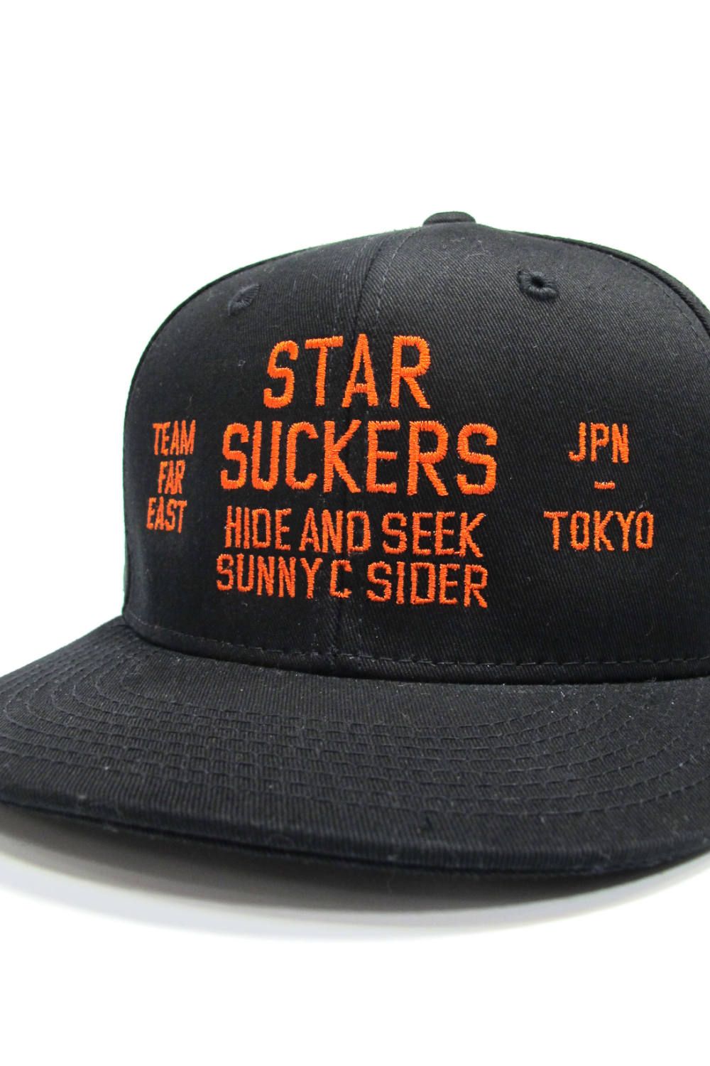 HIDE AND SEEK - × SUNNY C SIDER BASEBALL CAP (BLACK×BLUE) / サニー