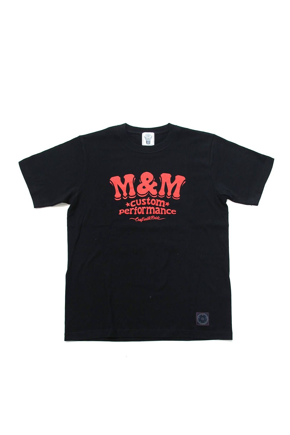 人気お買い得新品 未使用 M&M PRINT S/S TEE チップソーロゴ Tシャツ L Tシャツ/カットソー(半袖/袖なし)