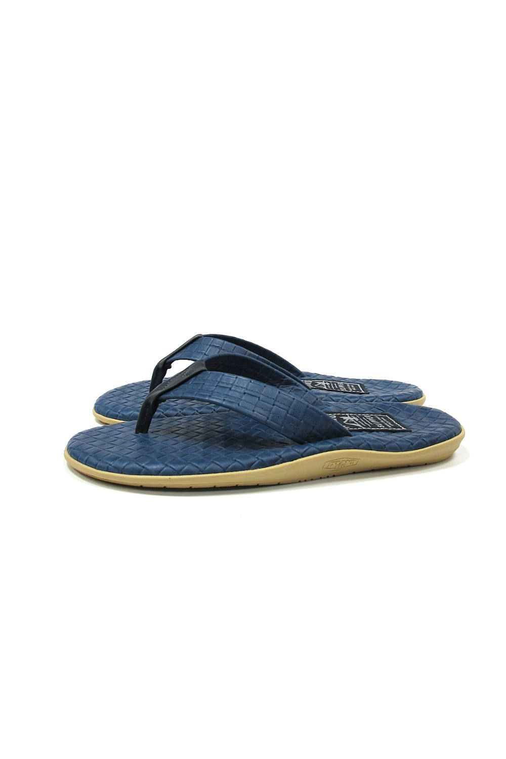 PT202SAS MEN'S SASSARI LEATHER THONG (ROYAL BLUE) / クラシックイタリアンウィーブサンダル
