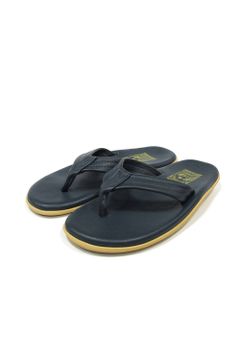 PT202 MEN'S THONG (NAVY) / 定番クラシックレザーサンダル
