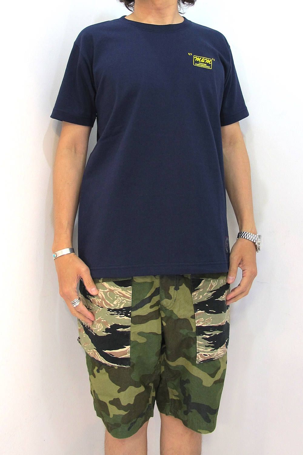 LIR BASIC STAR T (NAVY) / アンライバルド コラボT