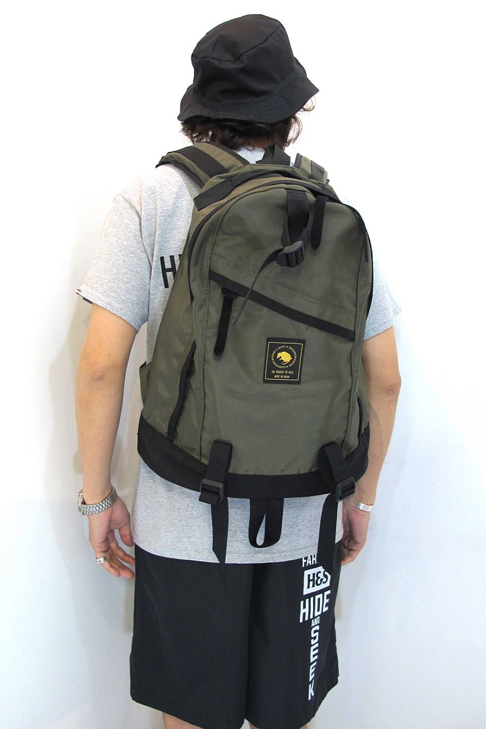 DAY PACK collaboration with PORTER (KHAKI) / ポーター コラボバックパック - フリーサイズ