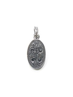 ANTIDOTE BUYERS CLUB - ENGRAVED PLATE PENDANT (SILVER 
