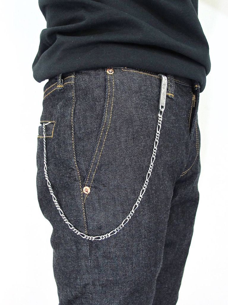 ANTIDOTE BUYERS CLUB - ENGRAVED NARROW WALLET CHAIN (SHORT 