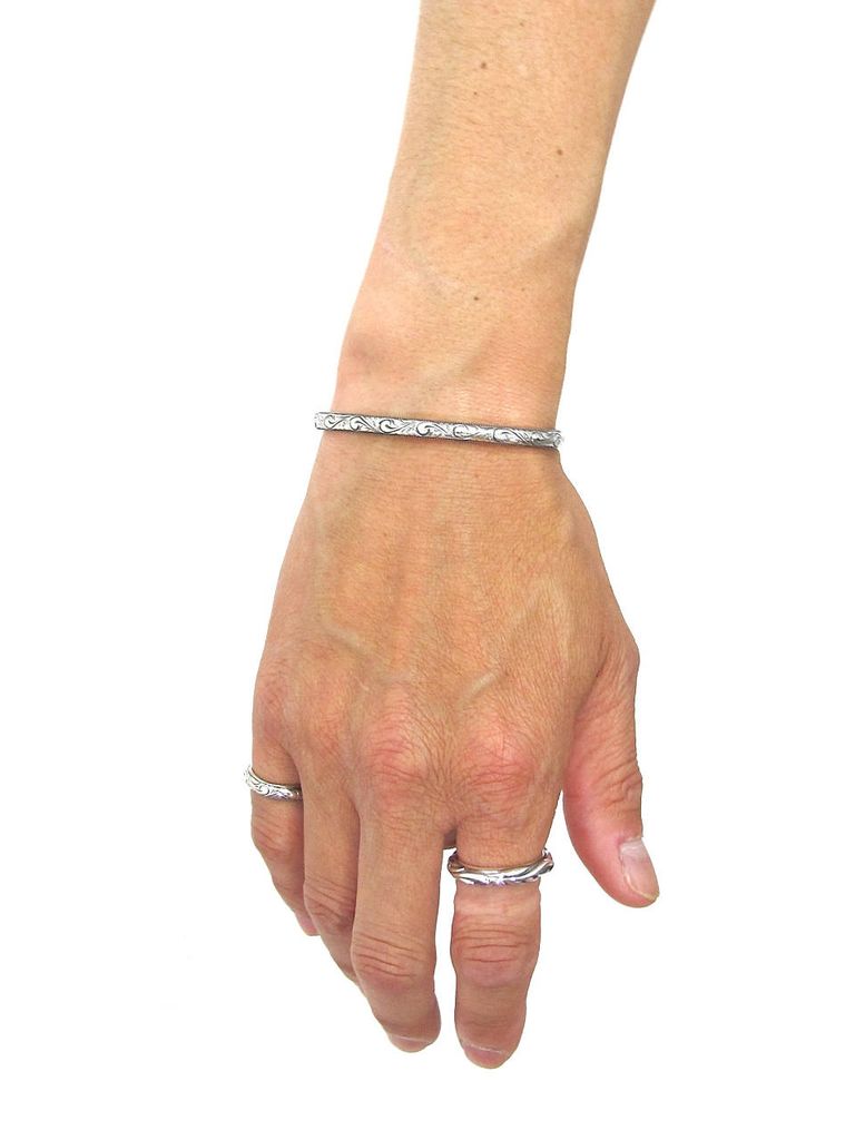 ANTIDOTE BUYERS CLUB - ENGRAVED ROUND RING (SILVER) / オーナメント  