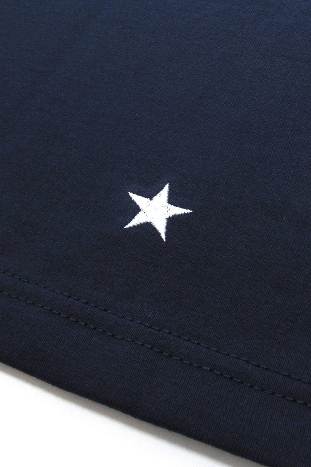 LIR BASIC STAR T (NAVY) / アンライバルド コラボT
