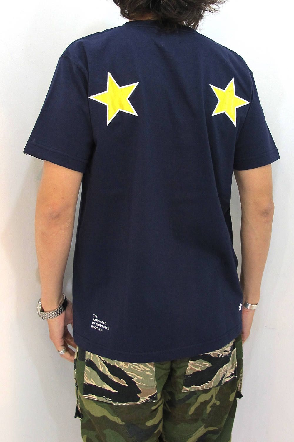 LIR BASIC STAR T (NAVY) / アンライバルド コラボT