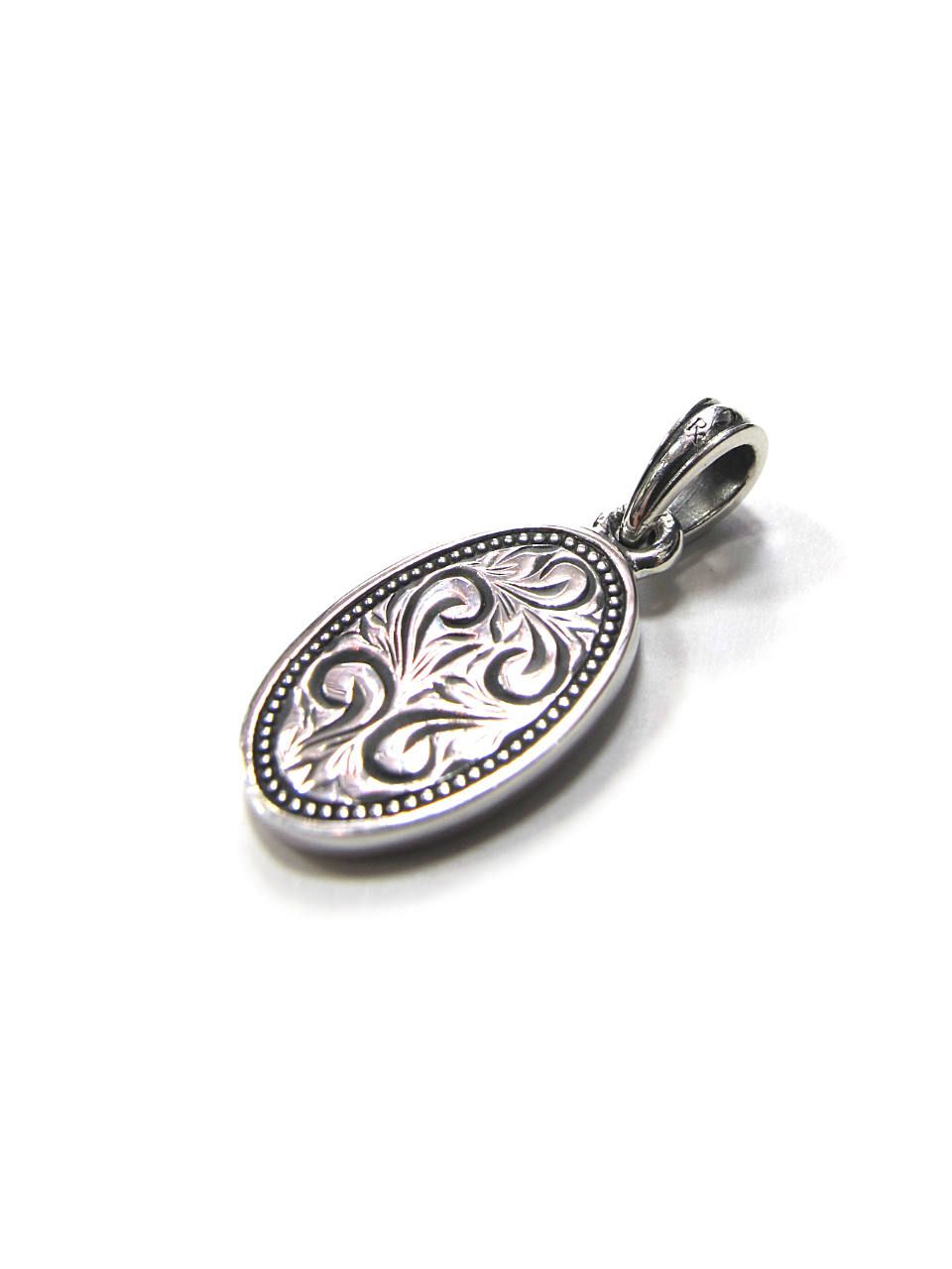 ANTIDOTE BUYERS CLUB - ENGRAVED PLATE PENDANT (SILVER 