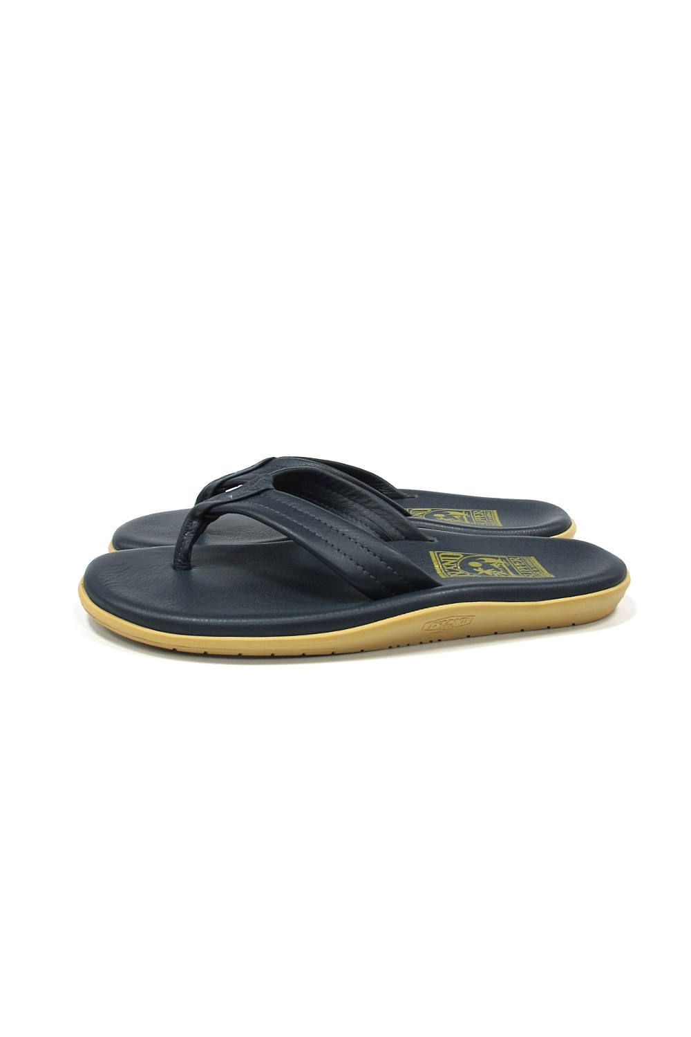PT202 MEN'S THONG (NAVY) / 定番クラシックレザーサンダル