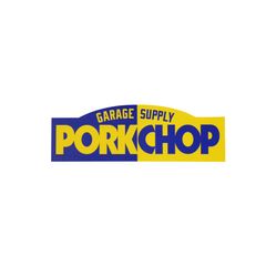 PORKCHOP BLOCK STICKER (BLUE/YELLOW) / ロゴステッカー