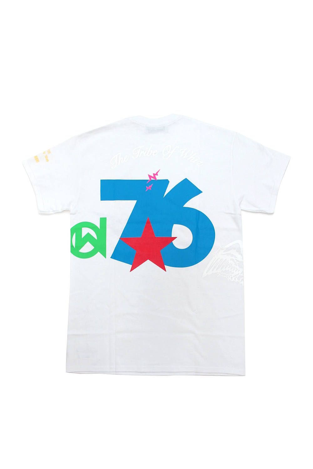 MULTI 76 T SHIRTS (WHITE) / マルチプリント76T - M