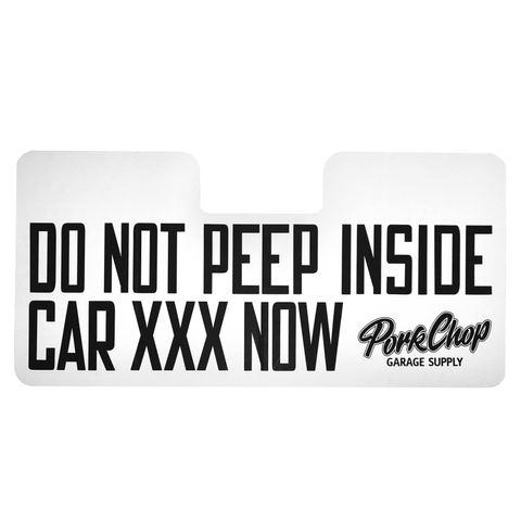 PORK SUN SHADE (WHITE) / オリジナルサンシェード