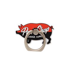 P RING (BLACK×RED) / オリジナルバンカーリング