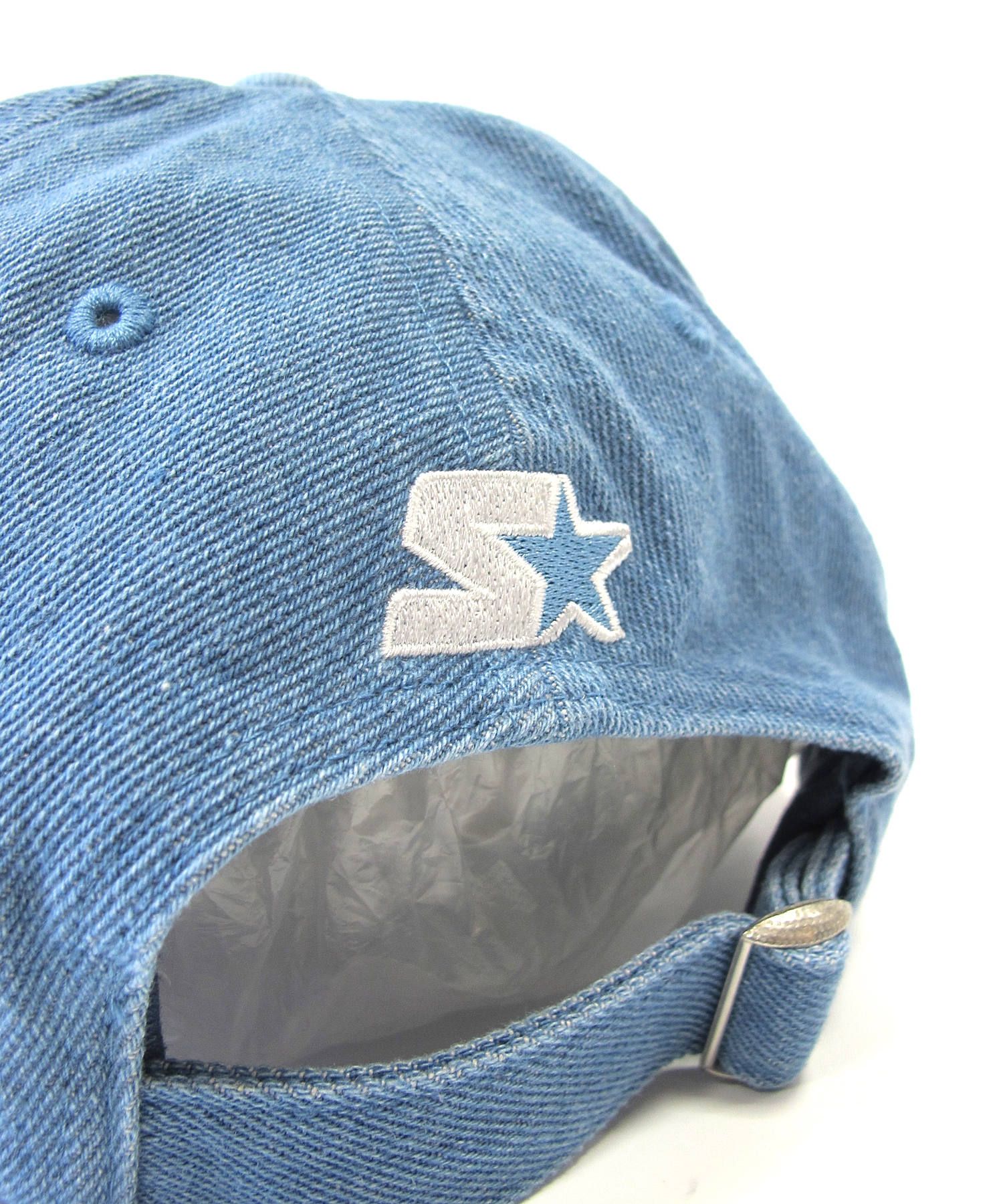 TMT ×STARTER DENIM CAP (BIGHOLIDAY) (BLACK) / スターターコラボデニムキャップ (BIGHOLIDAY) LOOPHOLE