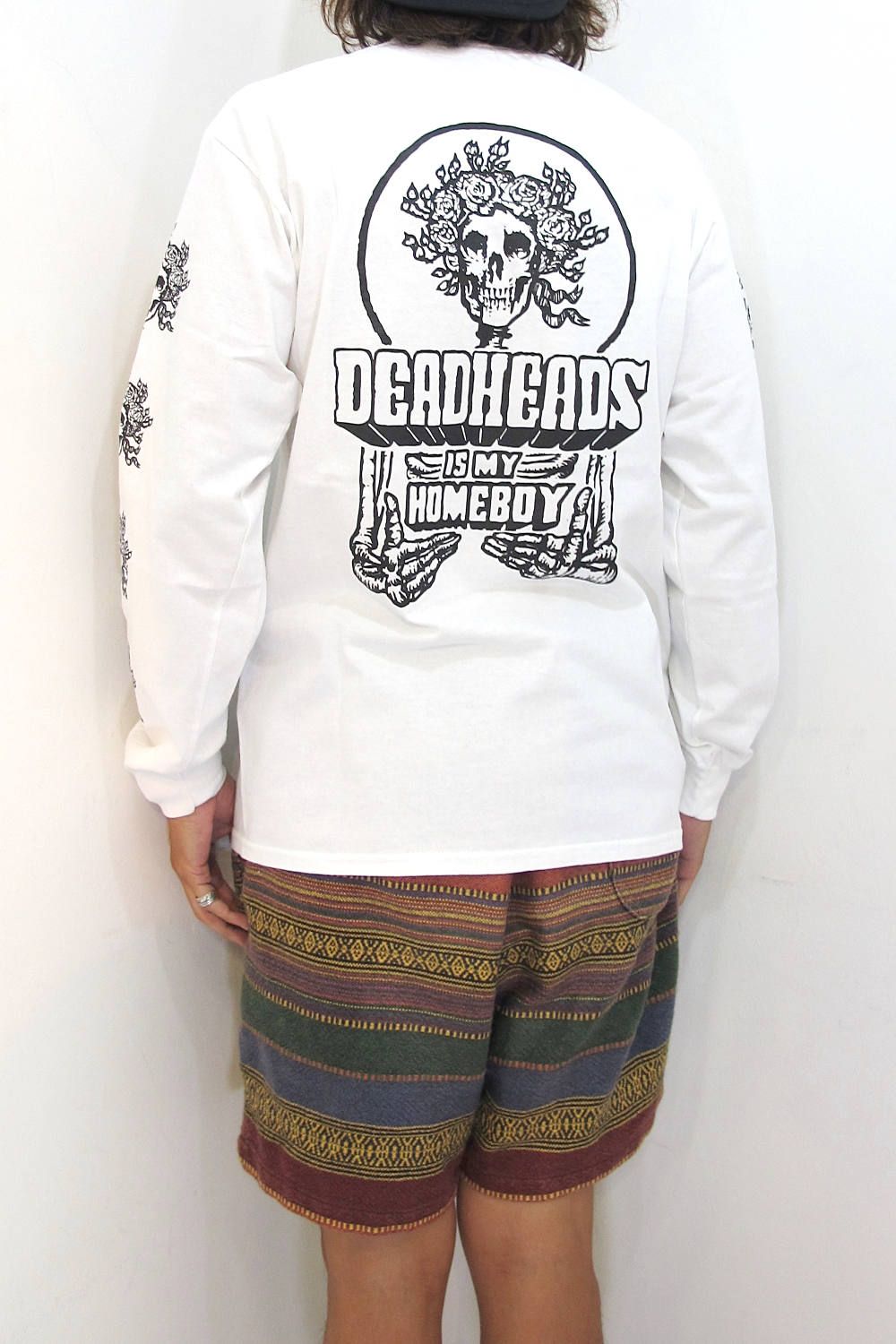 HIDE AND SEEK - ×THC L/S TEE (WHITE) / TOKYO HEMP CONNECTION