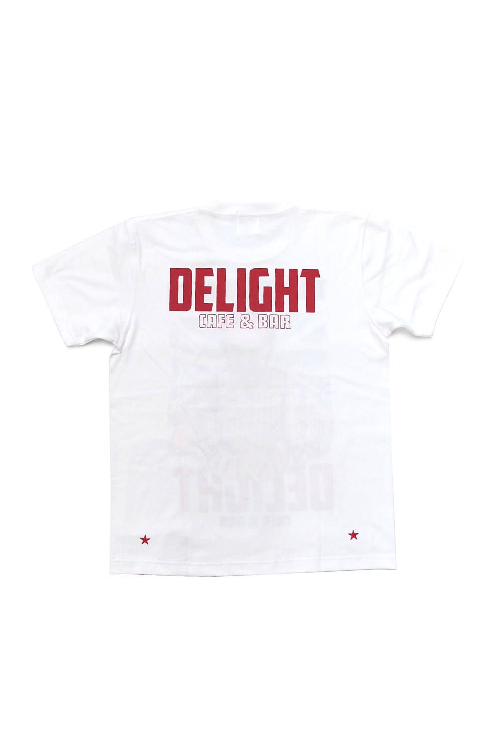 PRINT S/S TEE (WHITE) / CAFE&BAR DELIGHT コラボT