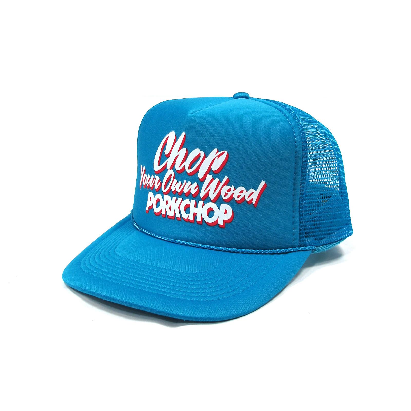 PORKCHOP - CHOP YOUR OWN WOOD CAP (TURQUOISE BLUE