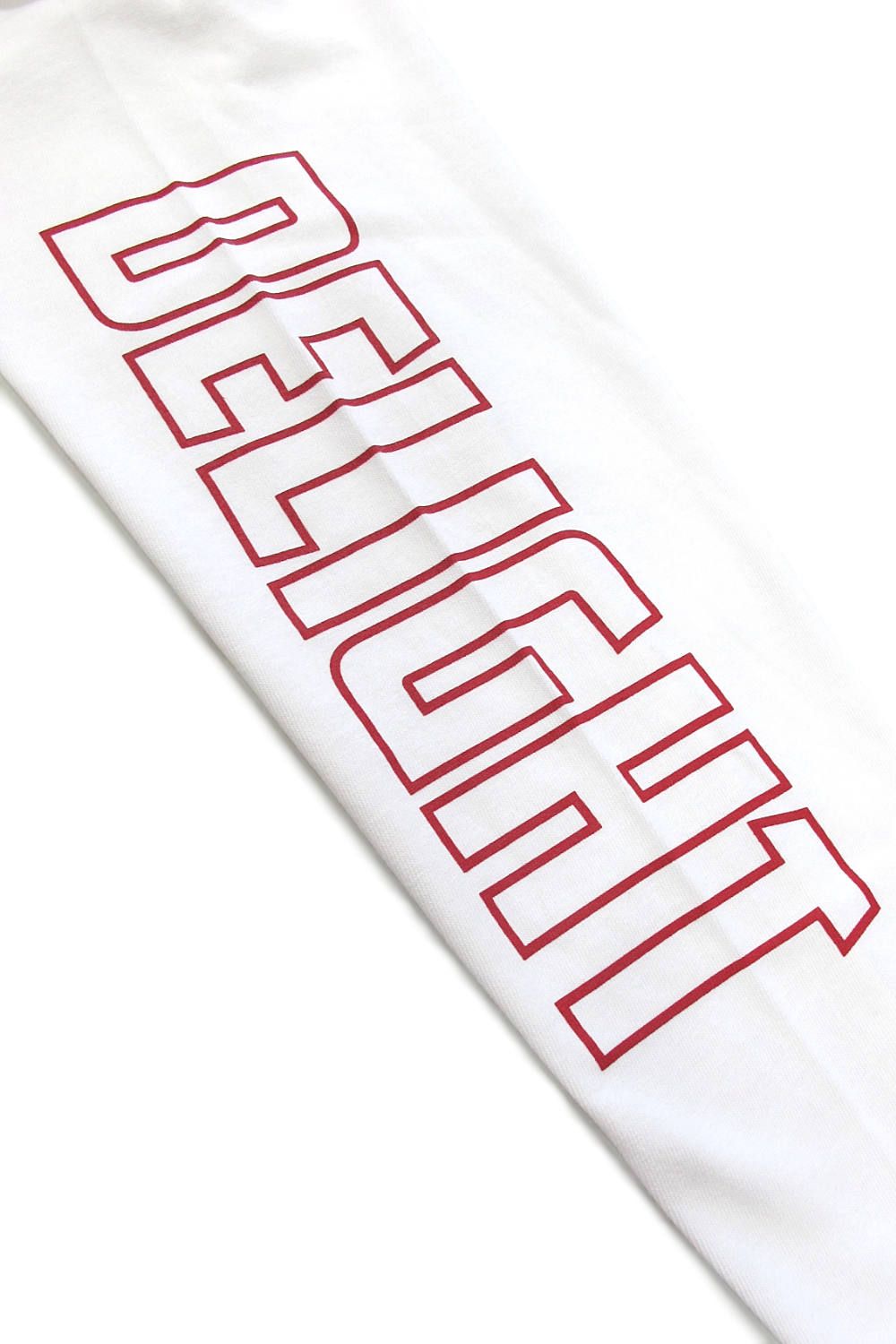PRINT L/S TEE (WHITE) / CAFE&BAR DELIGHT コラボロンT