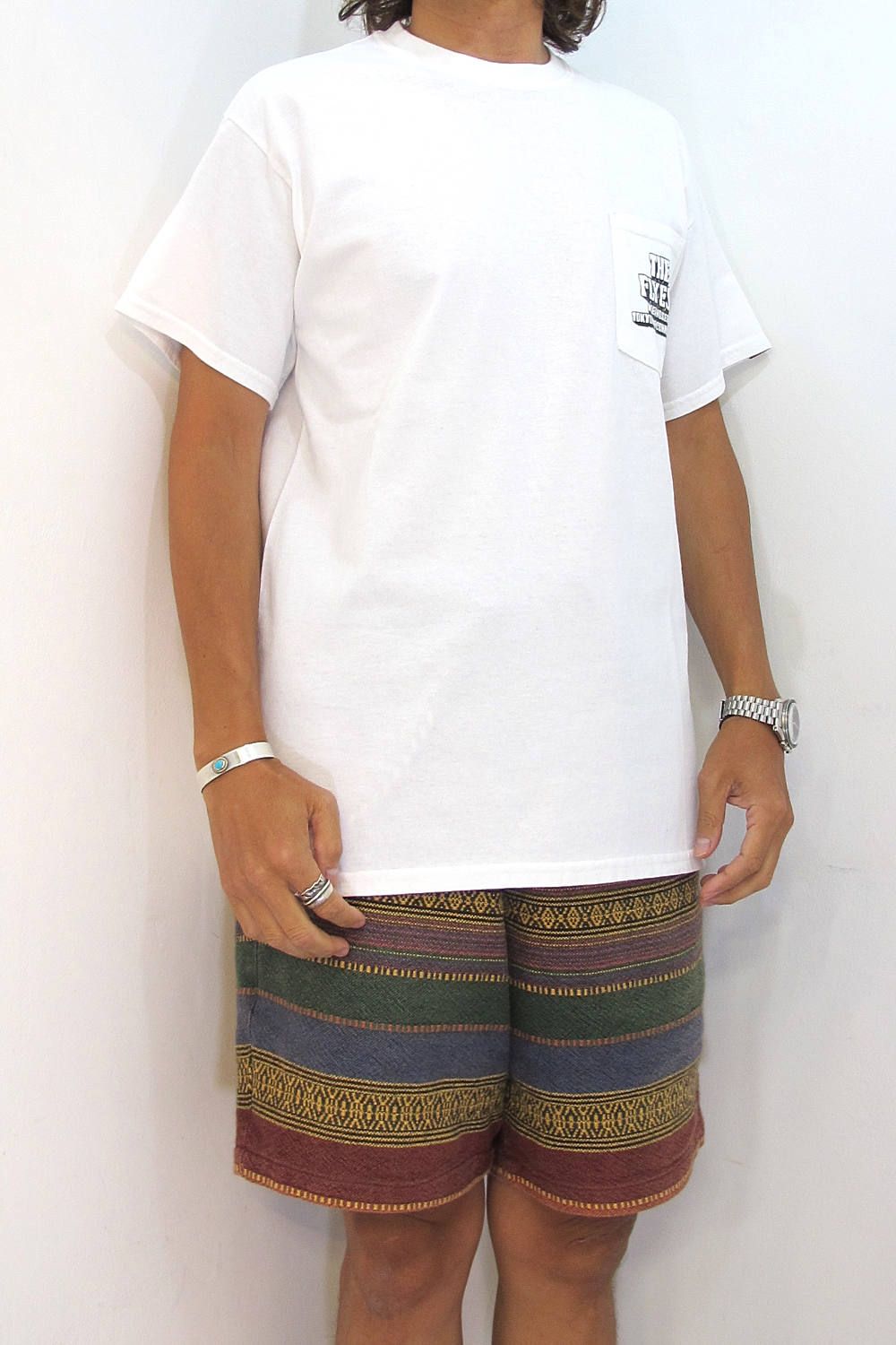 HIDE AND SEEK - ×THC S/S TEE (WHITE) / TOKYO HEMP CONNECTION