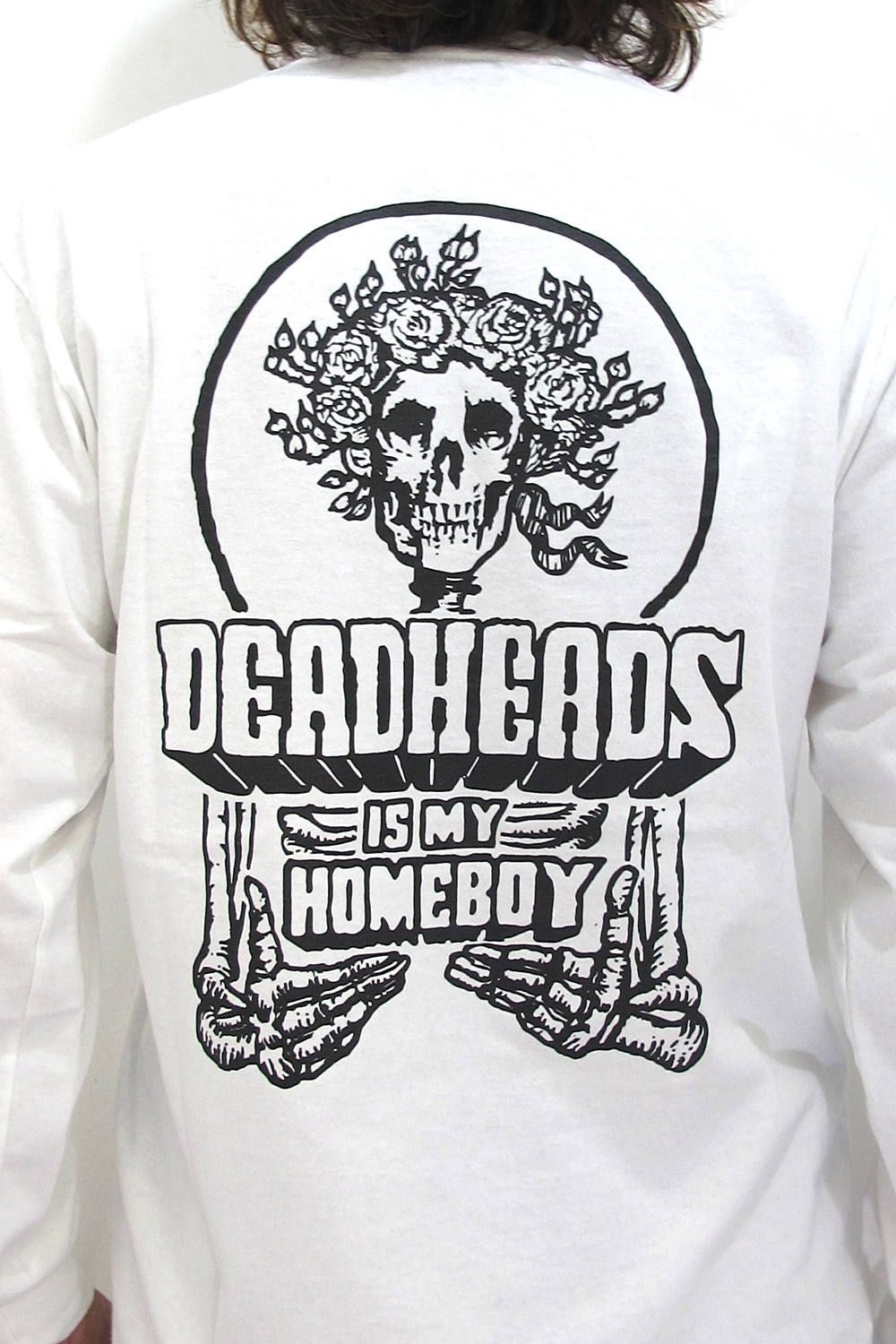 HIDE AND SEEK - ×THC L/S TEE (WHITE) / TOKYO HEMP CONNECTION