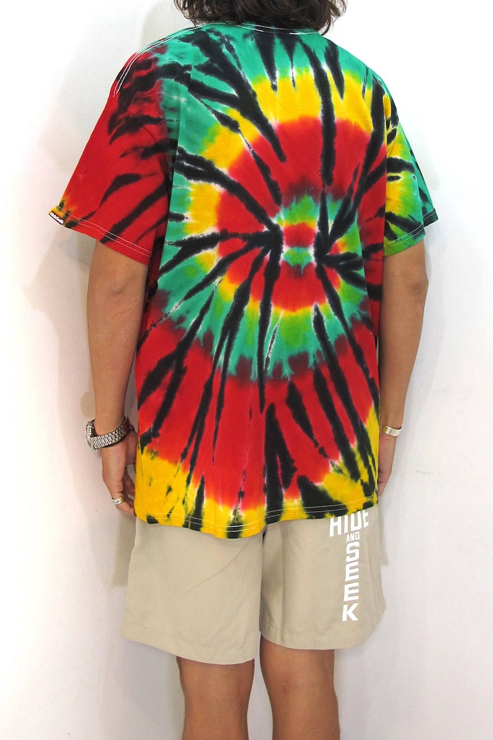 ×THC S/S TEE (TIE DYE RASTA) / TOKYO HEMP CONNECTION コラボタイダイ染めT